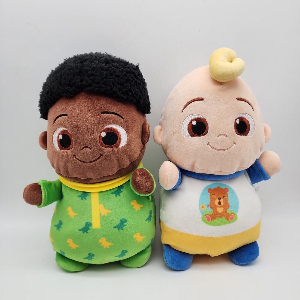 Squishmallow Hugmees Cocomelon Cody & Toddler JJ Plush Stuffed Toys 11" Bundle